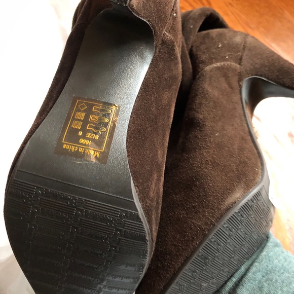 Brown Bootie Heels | Winter Spring Fall - Picture 6 of 7